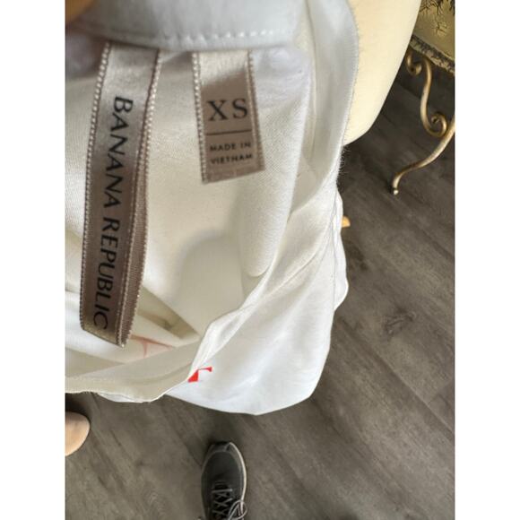 NWOT Banana Republic  C’Est La Vie White Top Sz XS - Picture 4 of 8